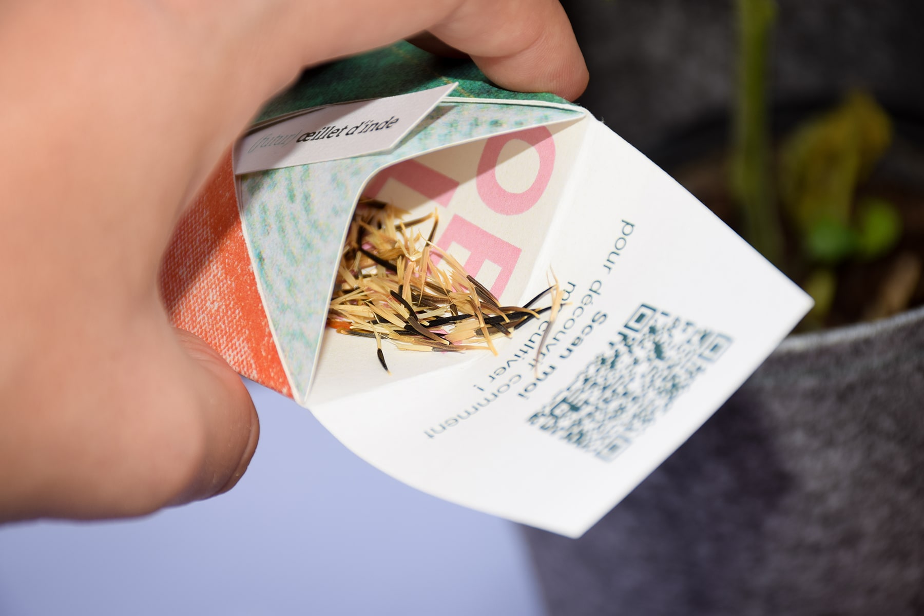 sachet de graine pour le Branding de On se plante par Charlotte Smague