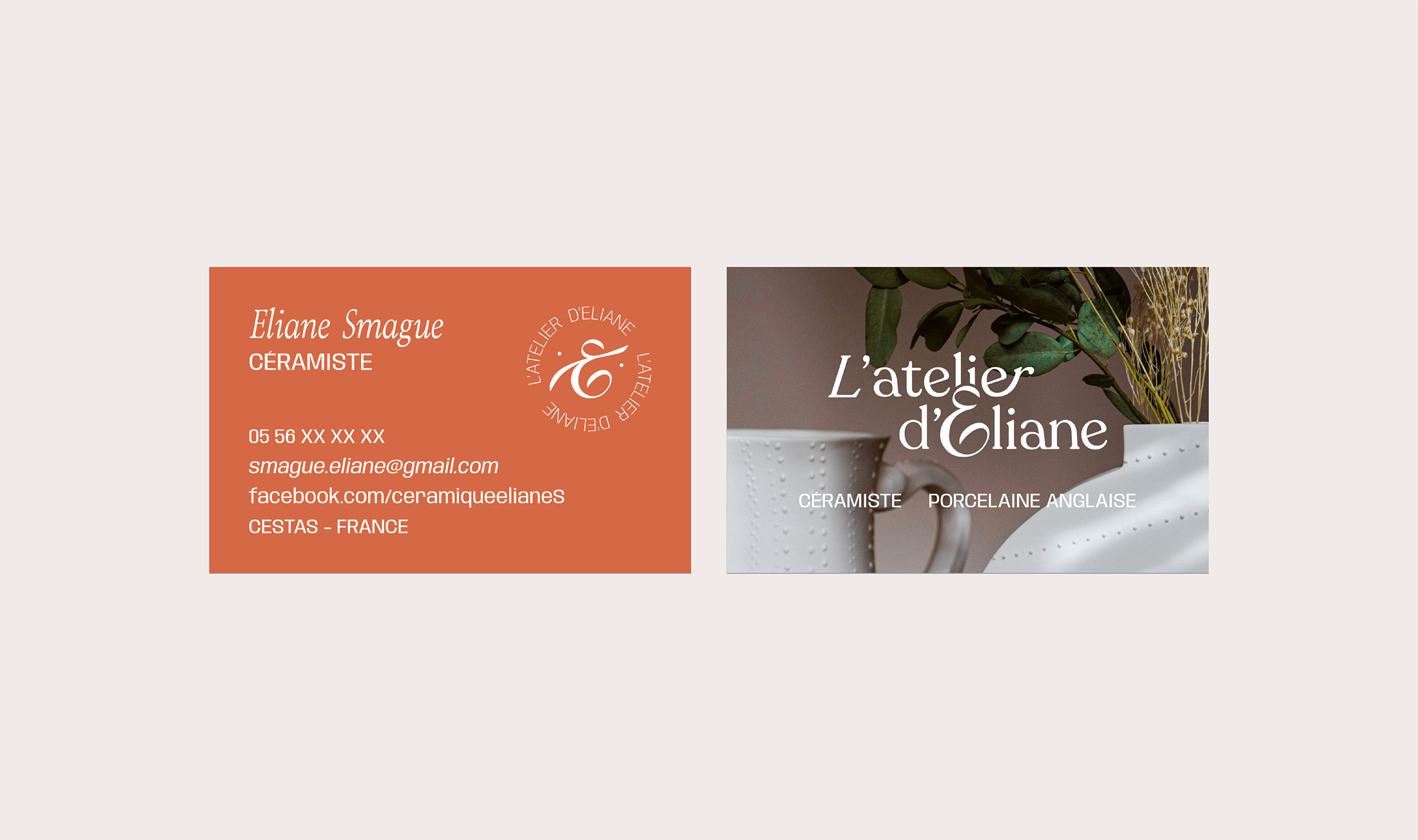 Carte de visite Atelier d'Eliane